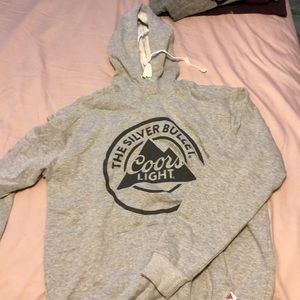Gray Coors Light Sweater LARGE
